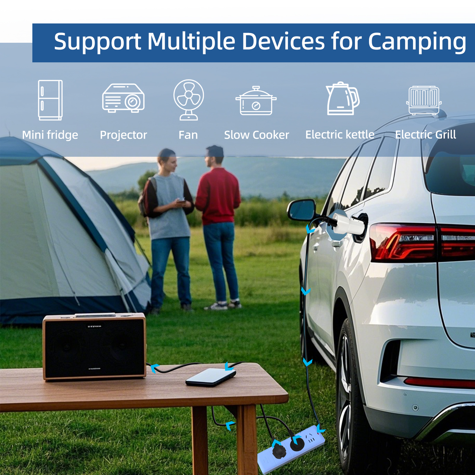 EVqiaoyi Type1 V2L Discharger  - Outdoor Power Adapter incelemesi ve fiyatı