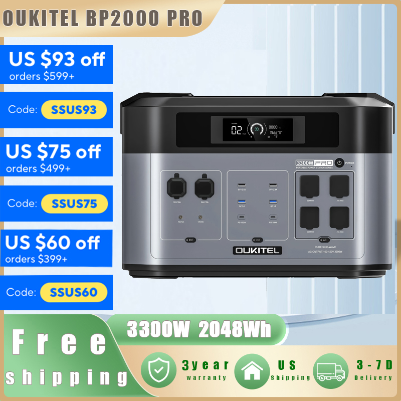 OUKITEL BP2000 PRO Portable Po - Outdoor Power Adapter incelemesi ve fiyatı