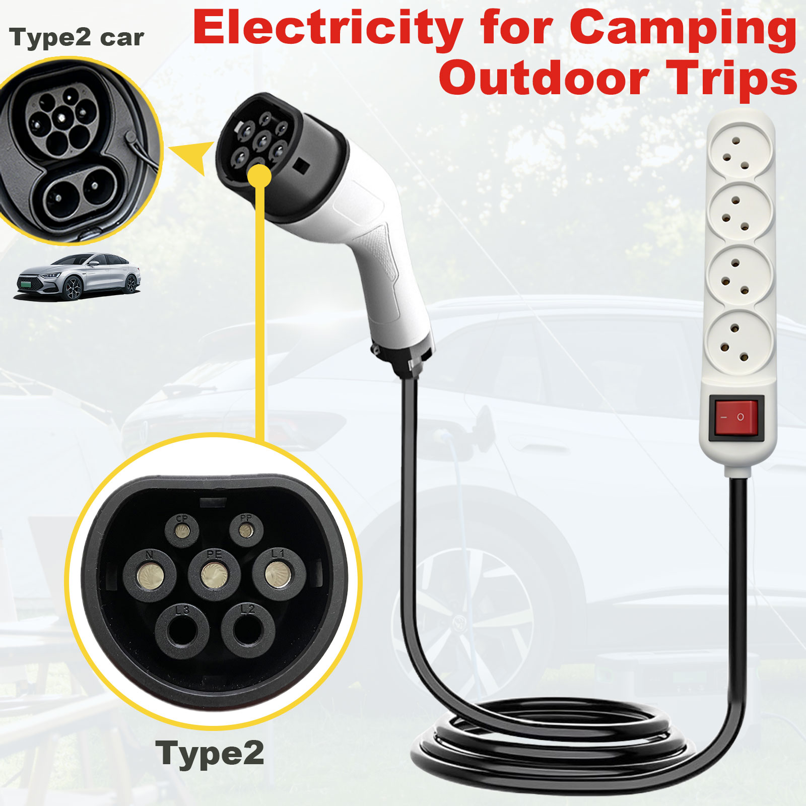 Type2 V2L Discharge Adapter Is - Outdoor Power Adapter incelemesi ve fiyatı