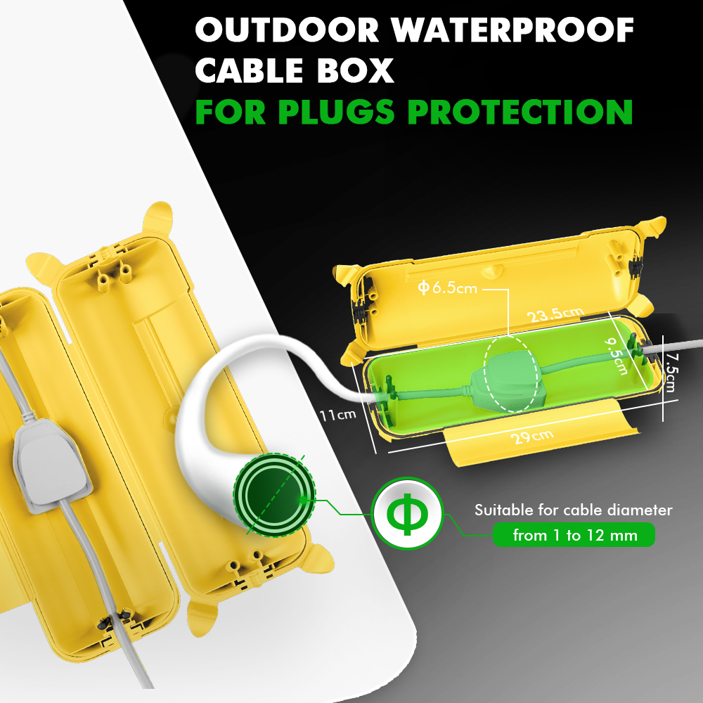 Outdoor Extension Cord Cover 2 - Outdoor Power Adapter Ring incelemesi ve fiyatı