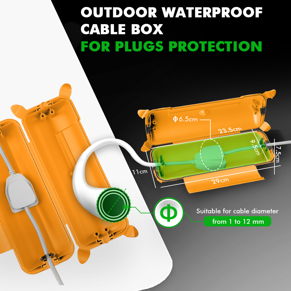 Outdoor Extension Cord Cover 2 - Outdoor Power Adapter Ring incelemesi ve fiyatı