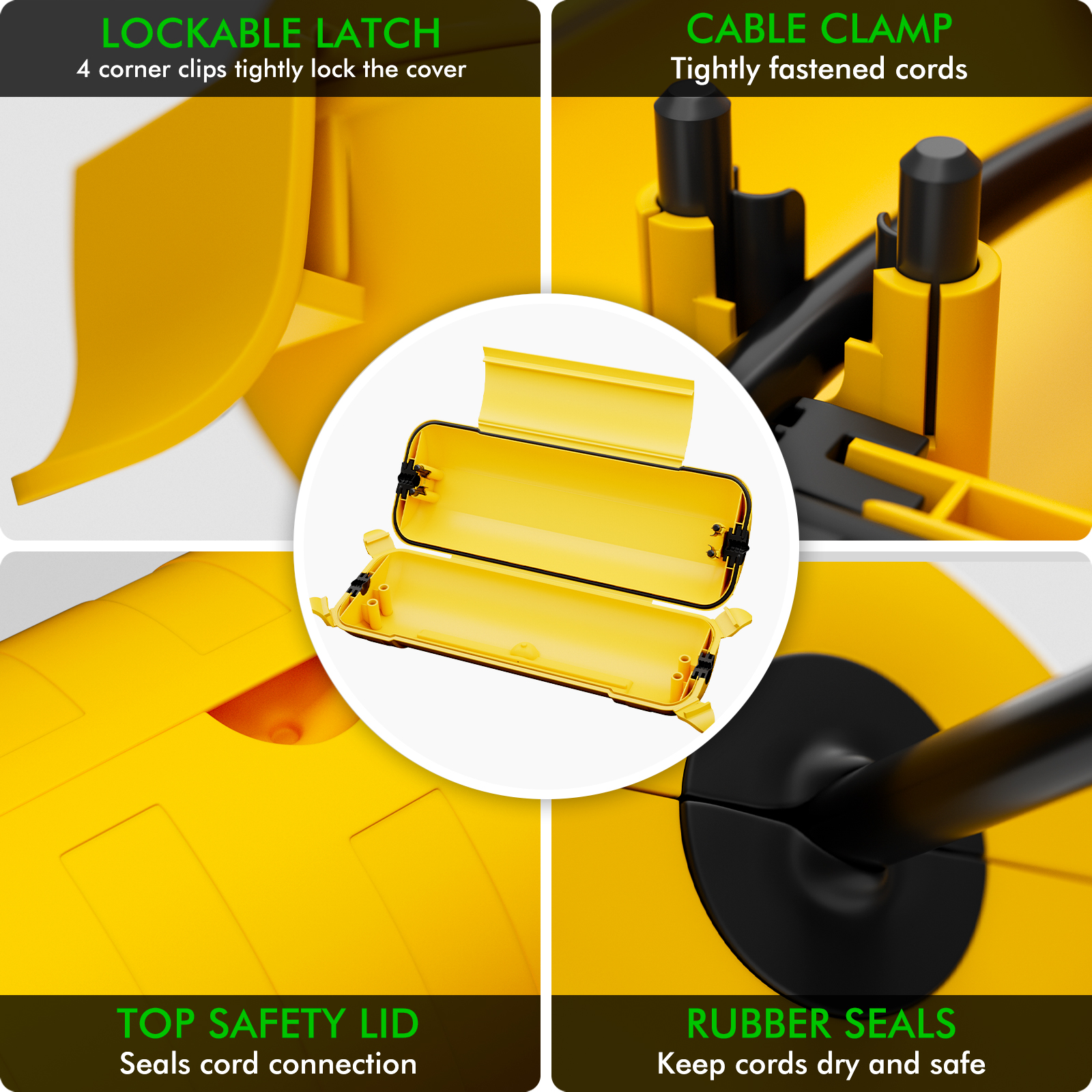 Outdoor Extension Cord Cover 2 - Outdoor Power Adapter Ring incelemesi ve fiyatı