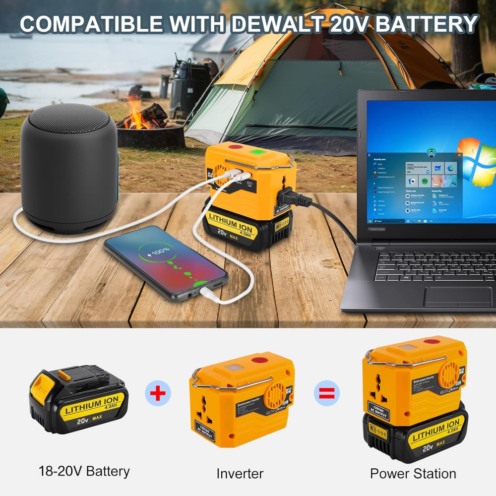 AC 110~220V Inverter Generator - Outdoor Power Adapter incelemesi ve fiyatı