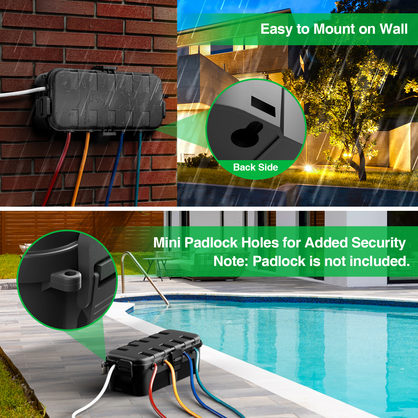 Medium Outdoor Electrical Box, - Outdoor Power Adapter incelemesi ve fiyatı